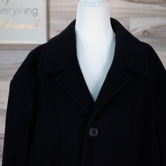 Mario Valente Italian mens wool & cashmere coat - Picture 2 of 7